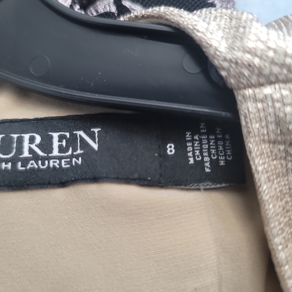 Lauren Ralph Lauren Faux Wrap Cocktail Dress - Picture 7 of 13